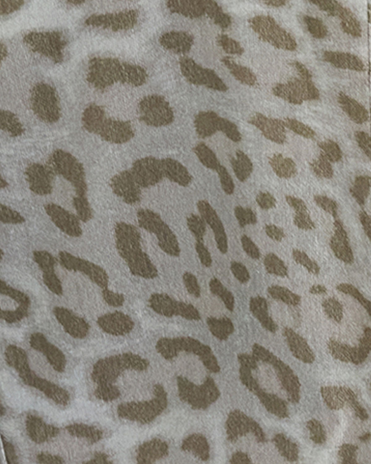 POPPY LEOPARD SAGE WOMEN'S VELVET HIGH-RISE PANT