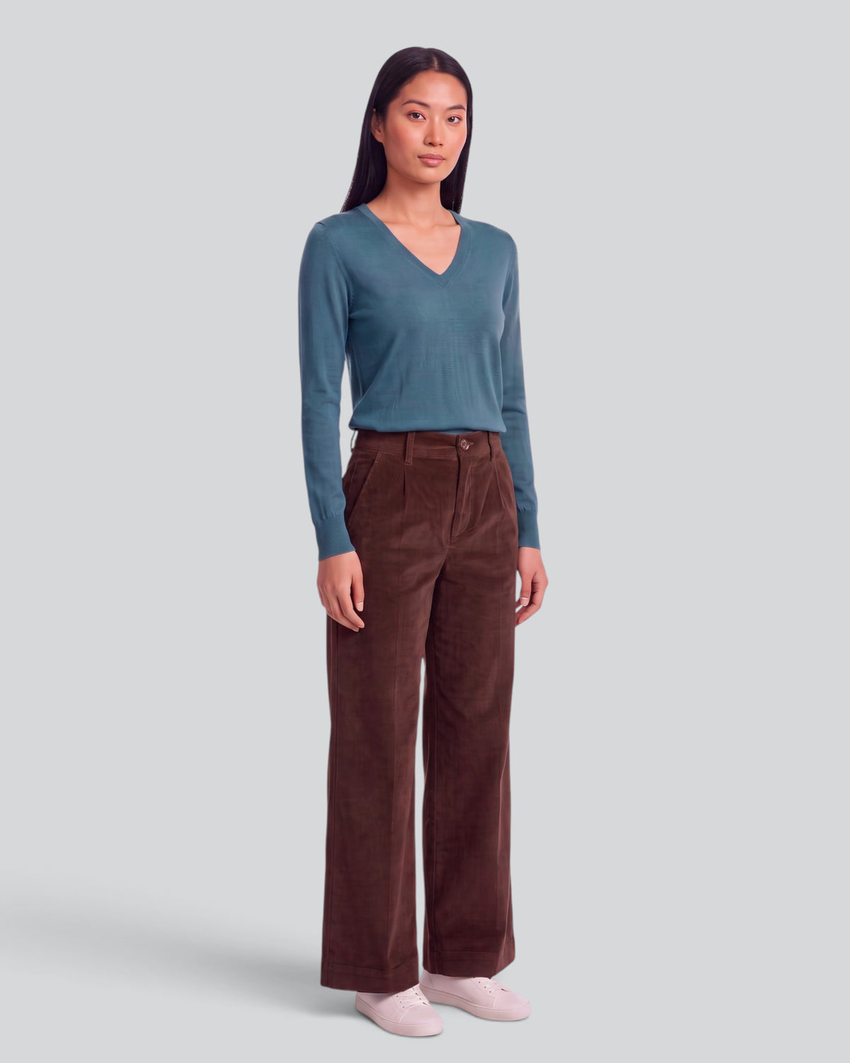 POPPY BROWNIE WOMEN'S VELVET HIGH-RISE PANT