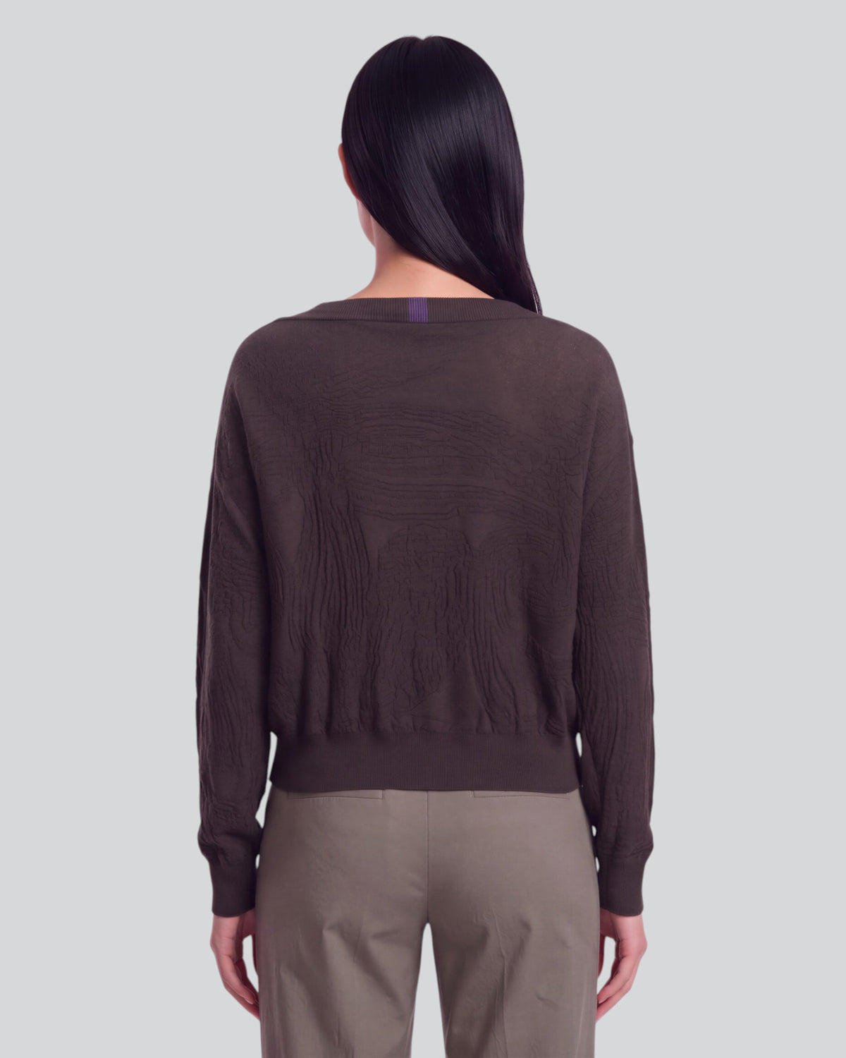 CRISSY BROWNIE WOMEN'S CROPPED MERINO SWEATER
