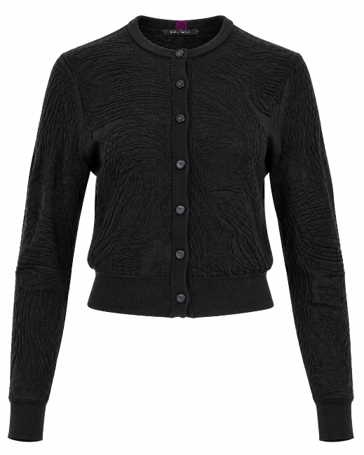 CORDELIA BLACK WOMEN'S MERINO CARDIGAN