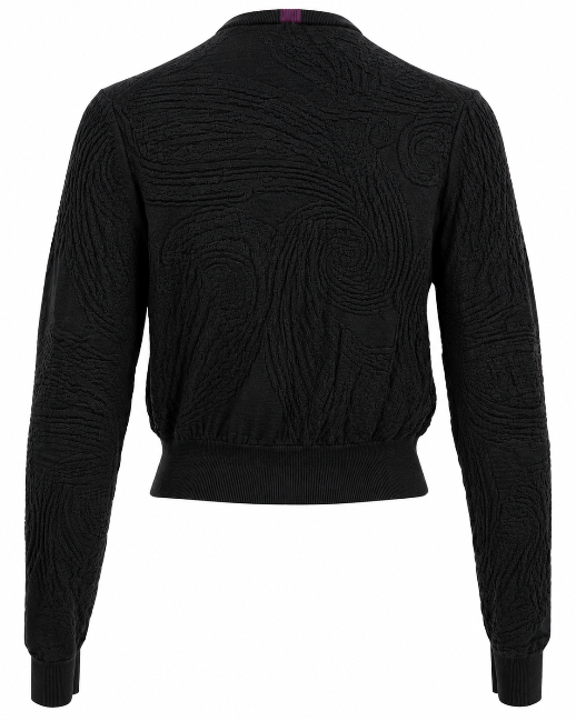 CORDELIA BLACK WOMEN'S MERINO CARDIGAN