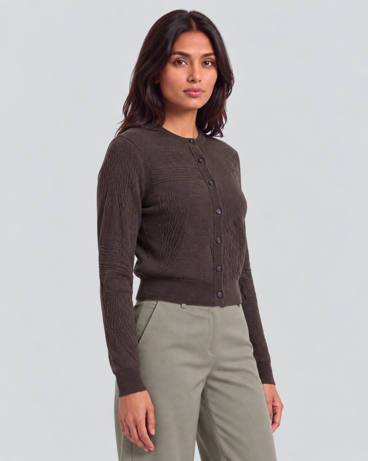 CORDELIA BROWNIE WOMEN'S MERINO CARDIGAN