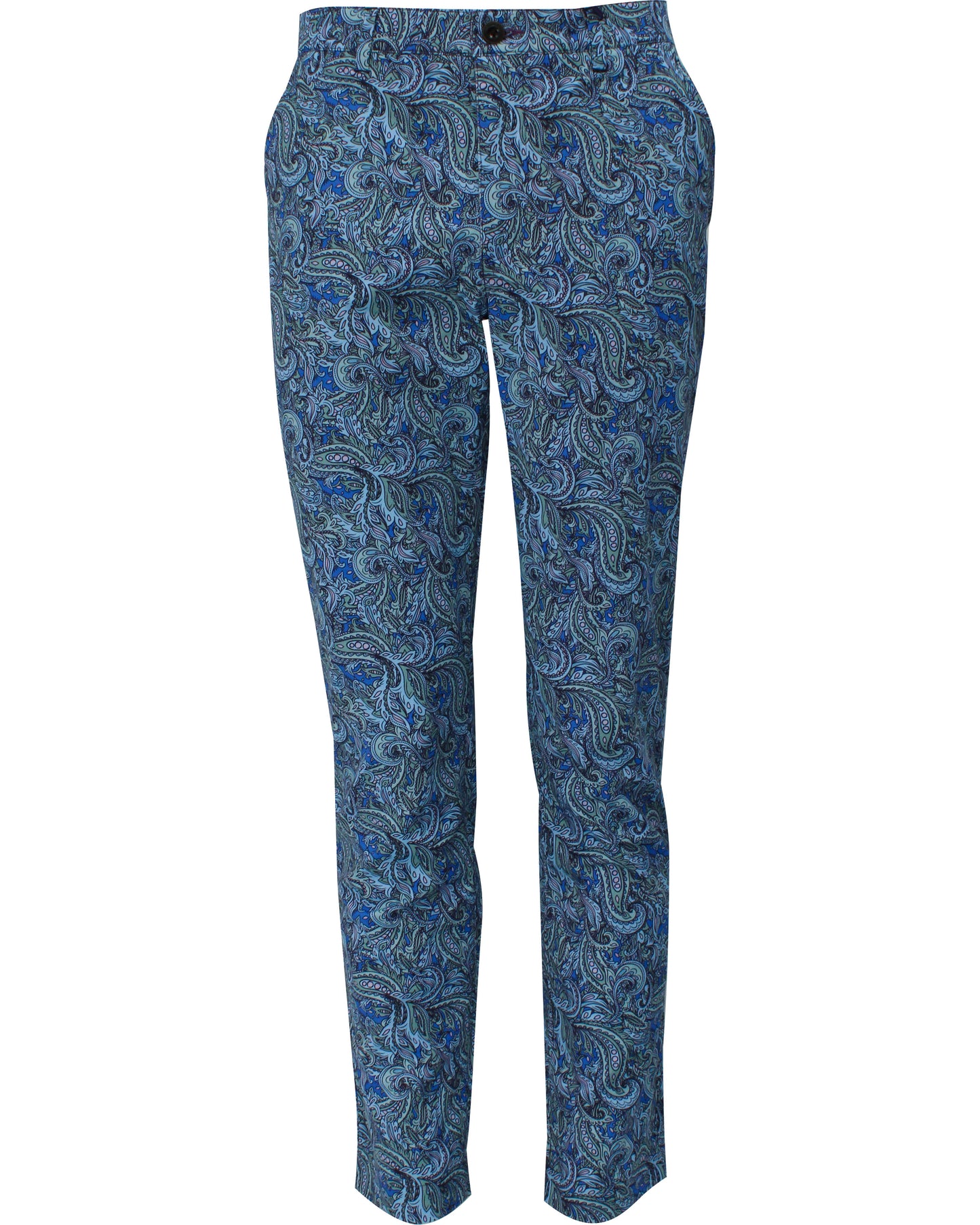 CHARLES PAISLEY GOAL PANT IN OCEAN – Lords Of Harlech