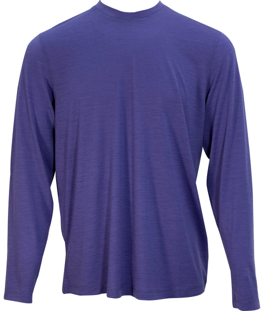 CHASE LONG SLEEVE MERINO CREW - SKIPPER