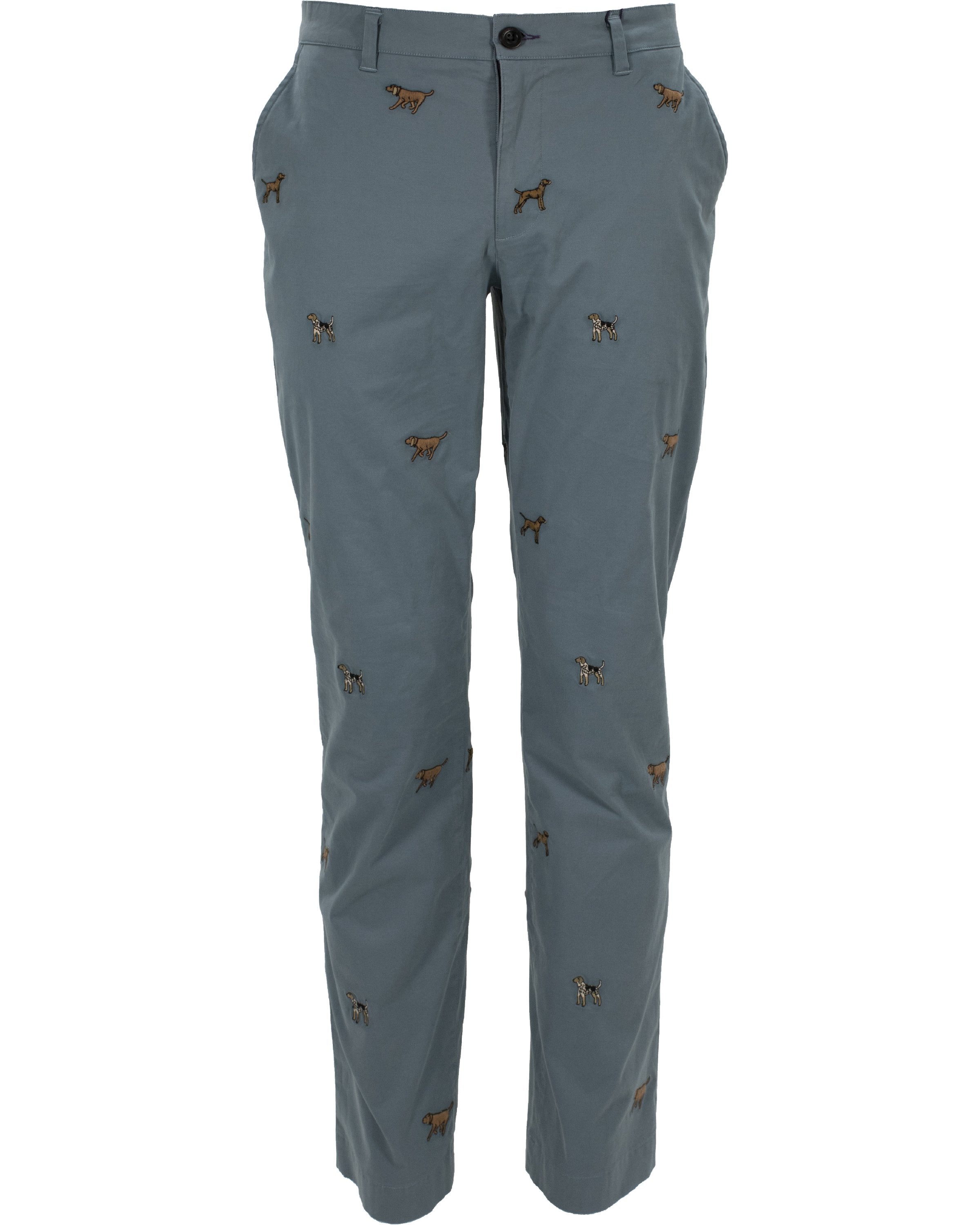 Charles Khaki Birds Embroidery Pants – Lords Of Harlech