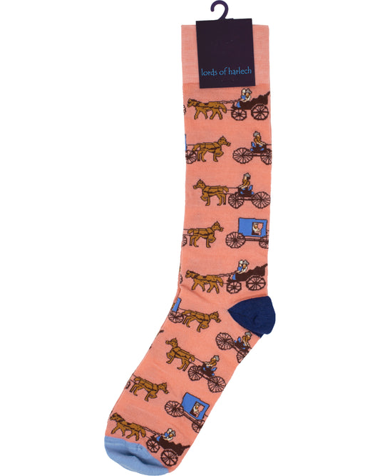 Donald Buggies Coral Socks