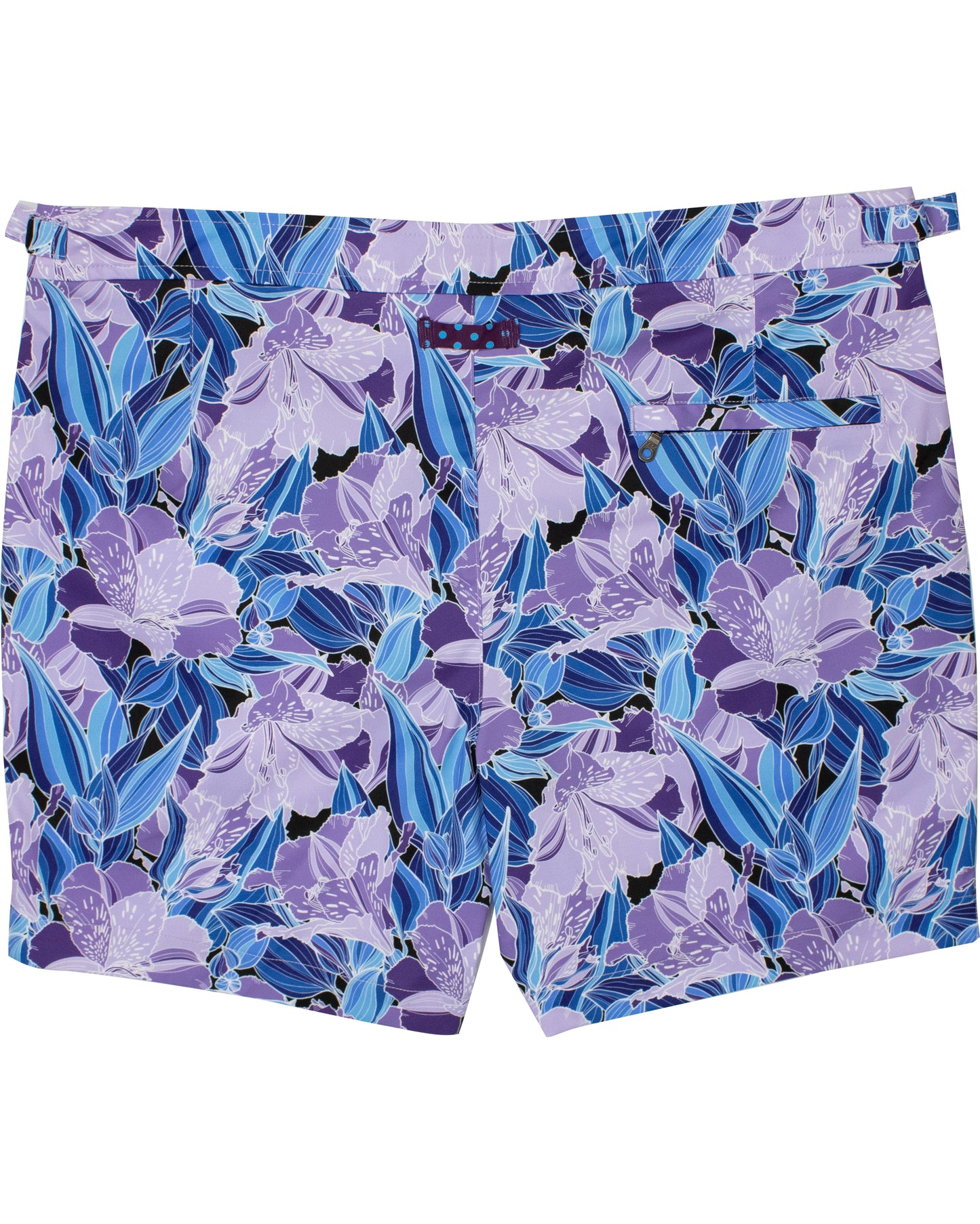 POOL FLORAL HAZE SWIM SHORT - LAVENDER