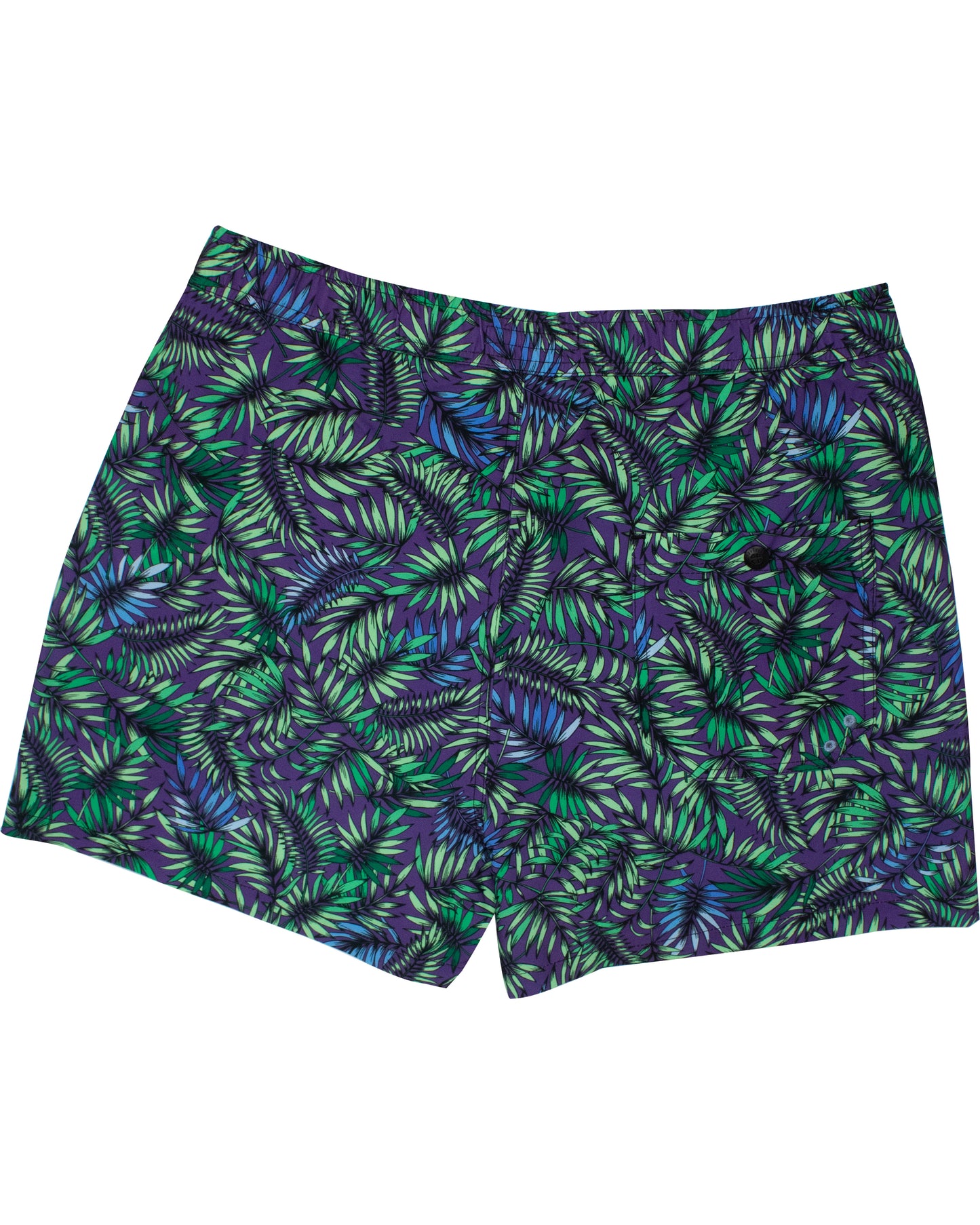 QUACK LEAVES SWIM SHORT - PURPLE