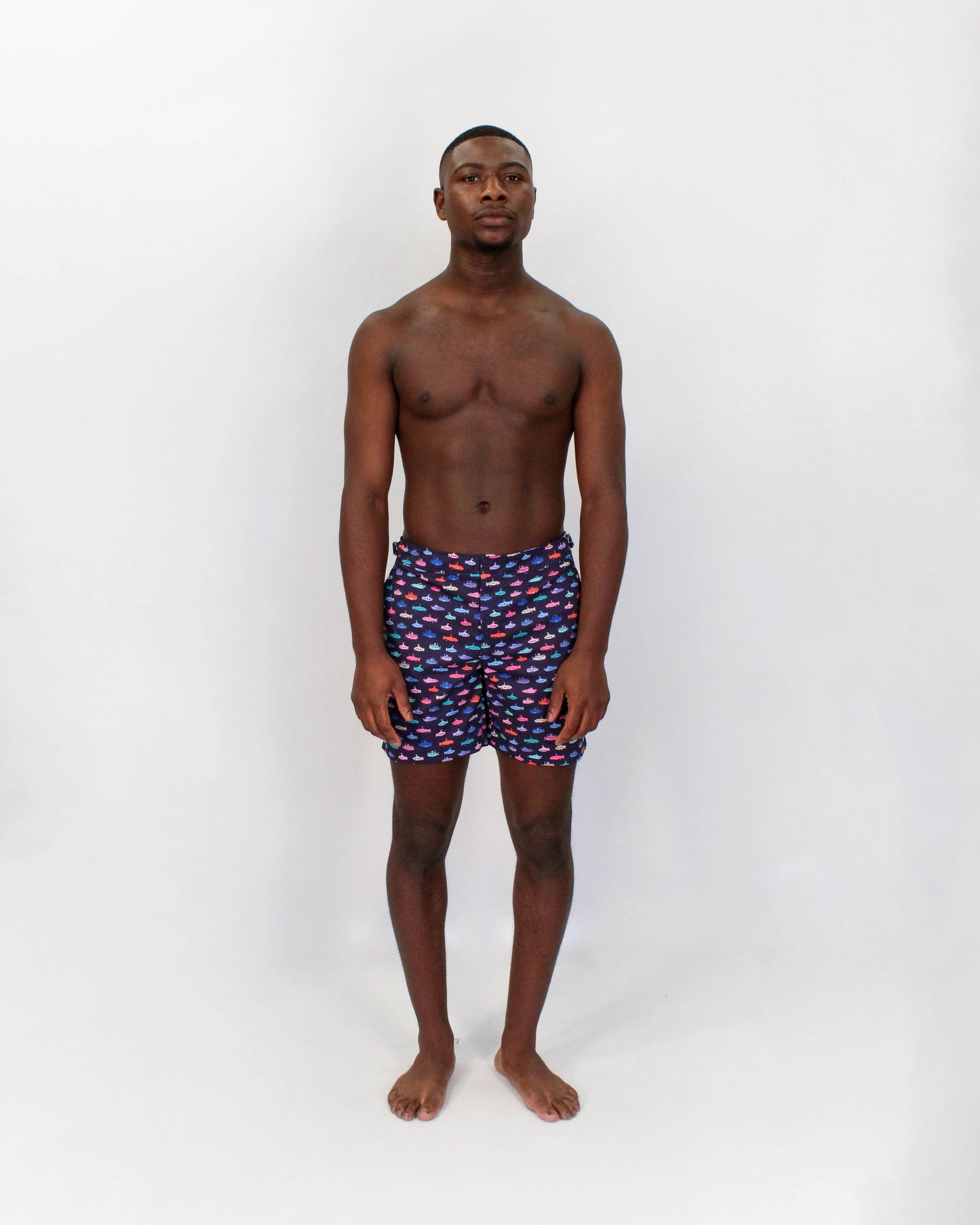 POOL SUBS SWIM SHORT IN NAVY