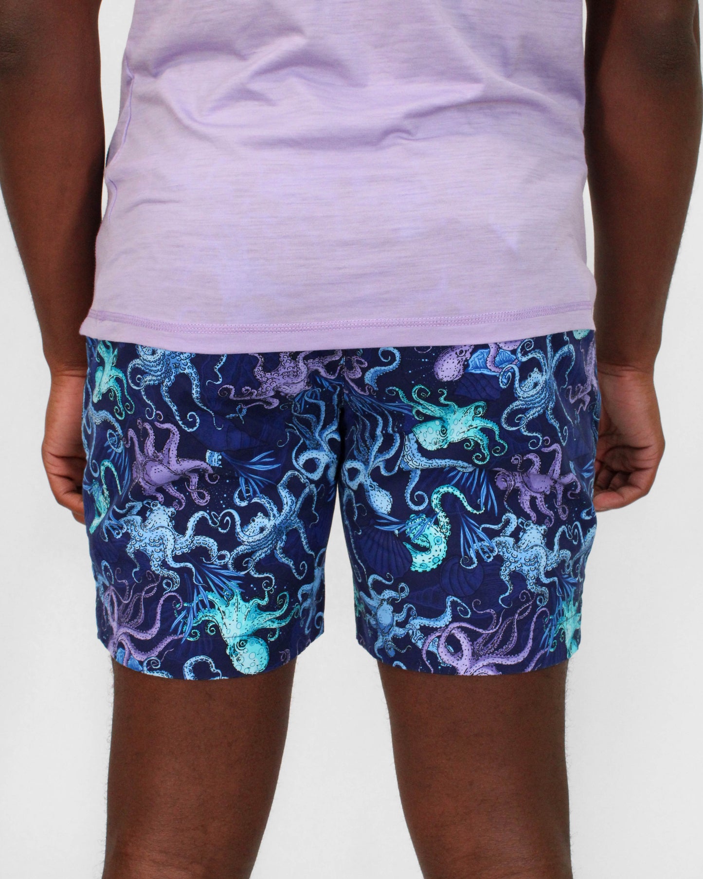 POOL OCTOPUS PARTY SWIM SHORT IN NAVY