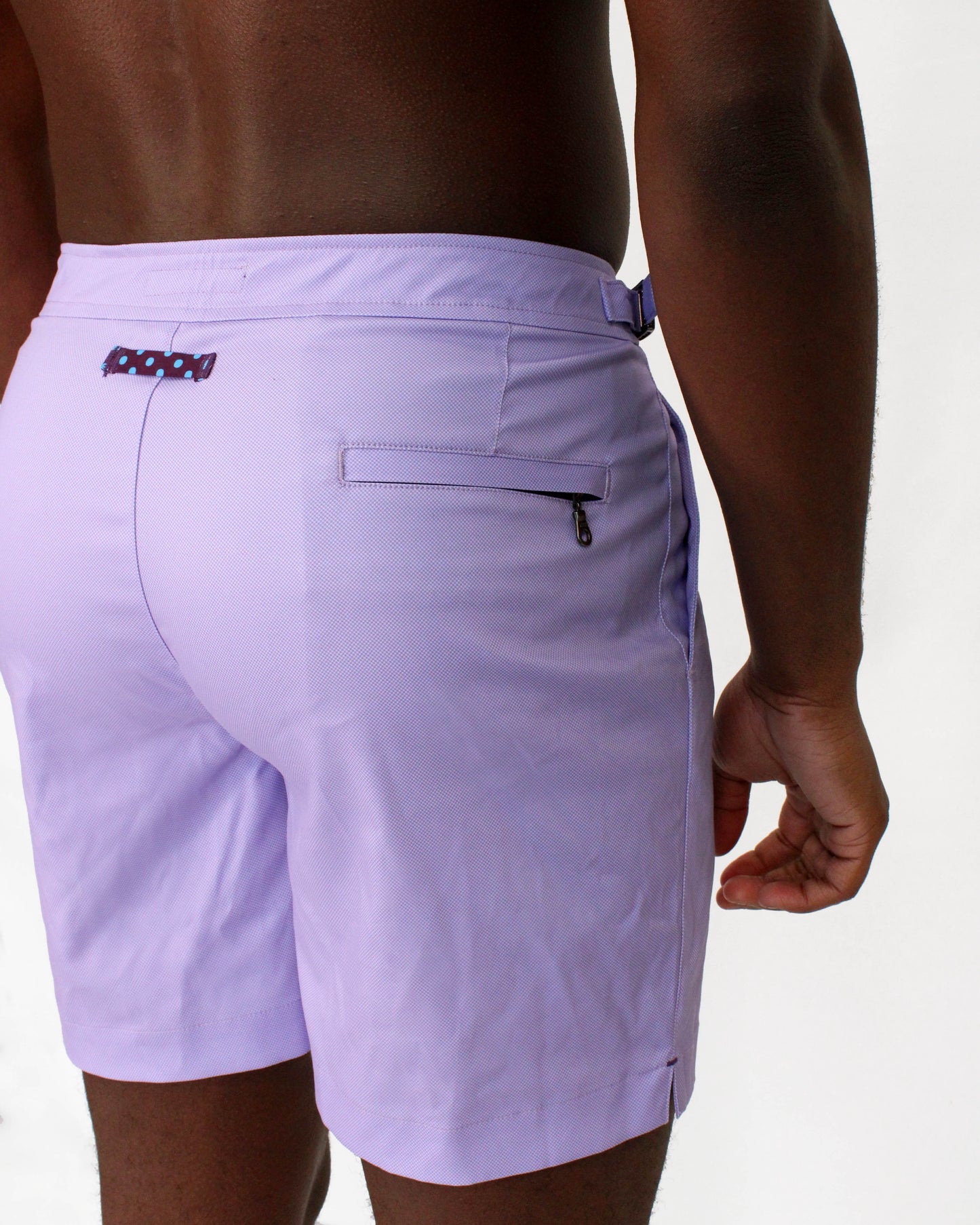 POOL OXFORD SWIM SHORT IN LAVENDER