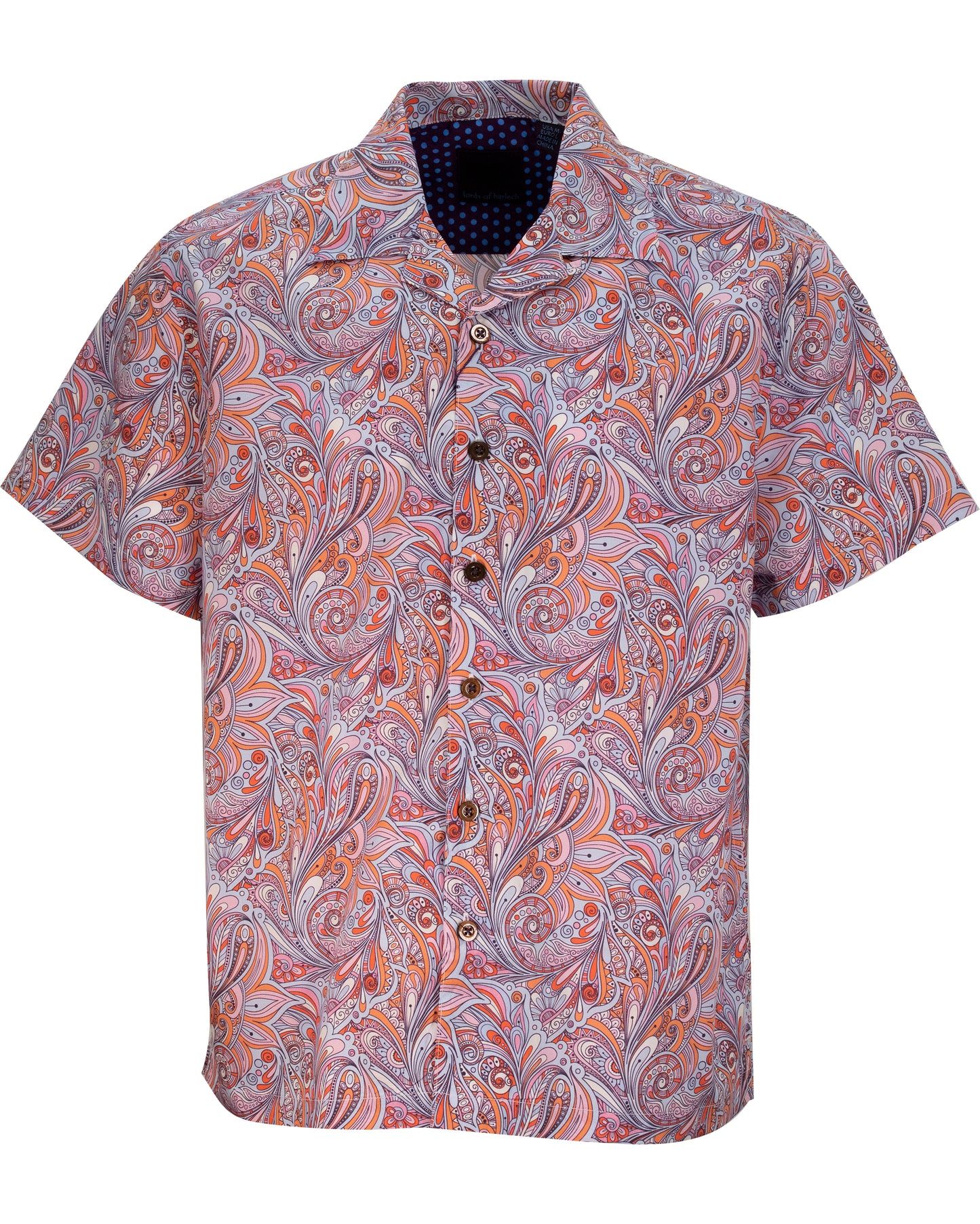 RALPH PARASOL PAISLEY CAMP SHIRT IN NEAPOLITAN