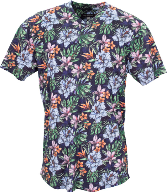 MAZE COLORFUL FLORAL NAVY