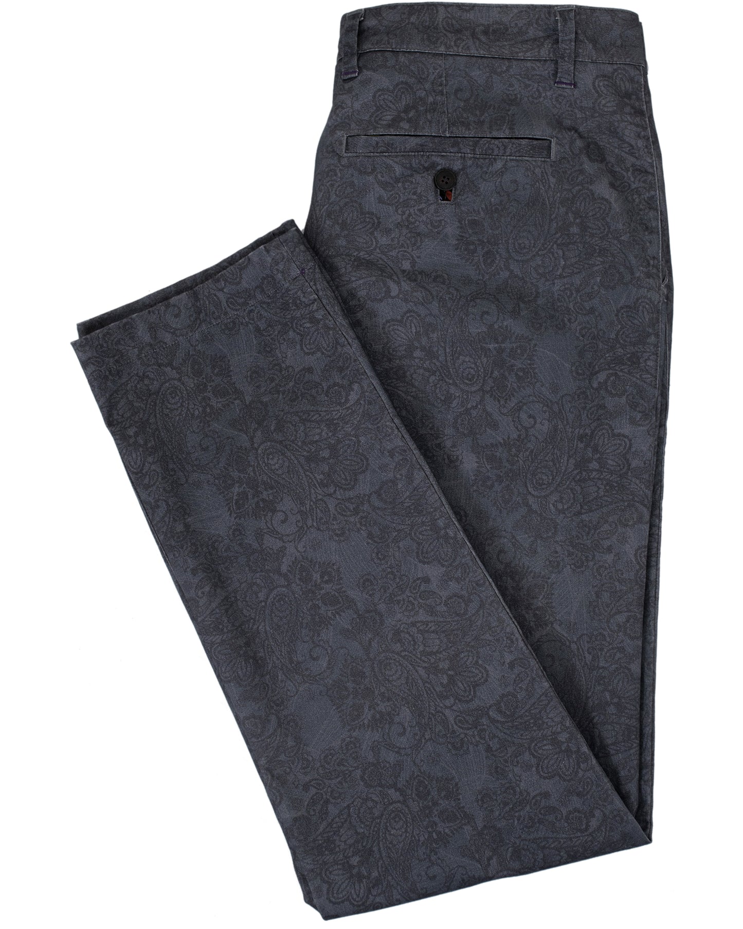 JACK LUX PAISLEY SWIRL PANT IN BLACK