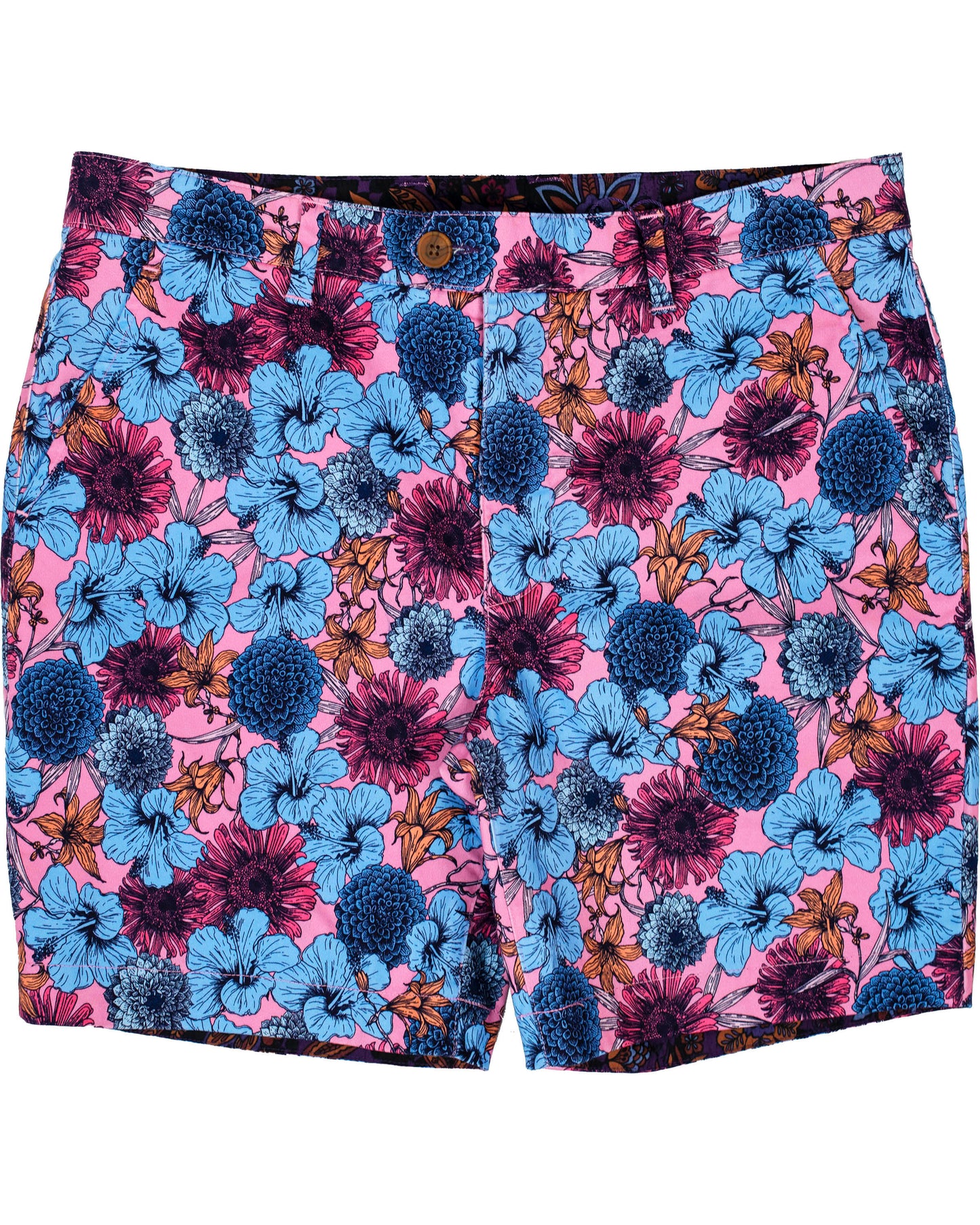 JOHN HIBISCUS GARDEN SHORTS IN PINK