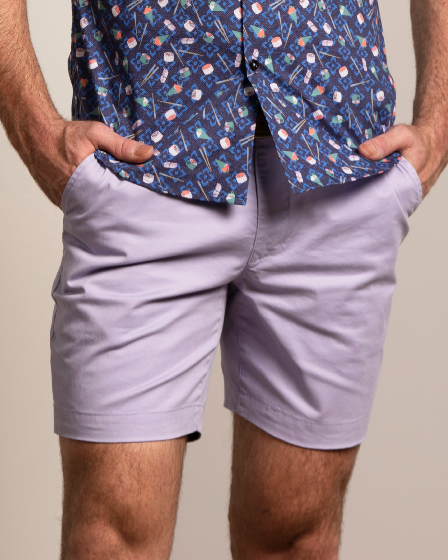 John Lux Lilac Shorts