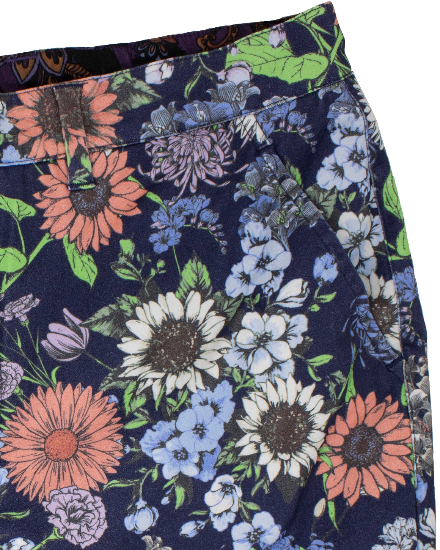 John Lux Rumspringa Floral Navy Shorts