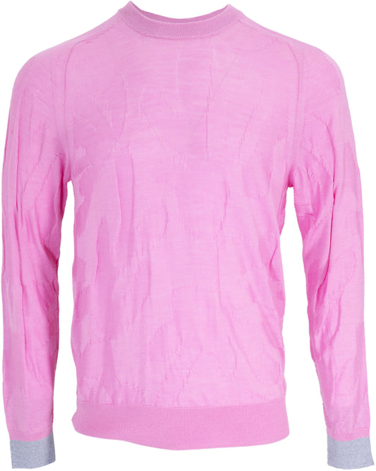 KRIS CORAL MERINO SWEATER IN PINK