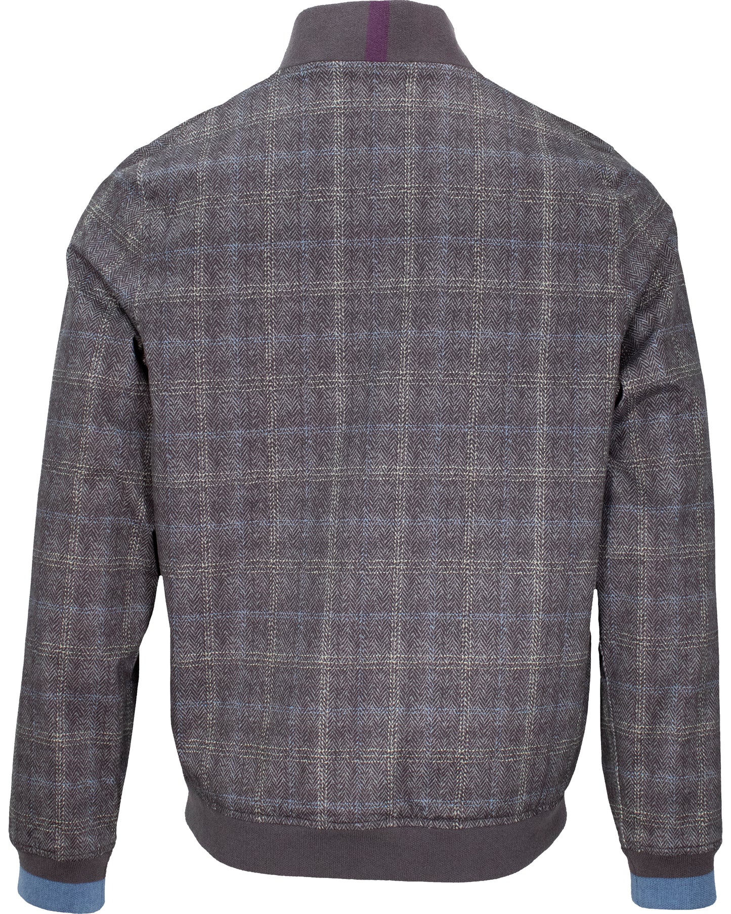 Lancaster Lords Tweed Grey Bomber Jacket