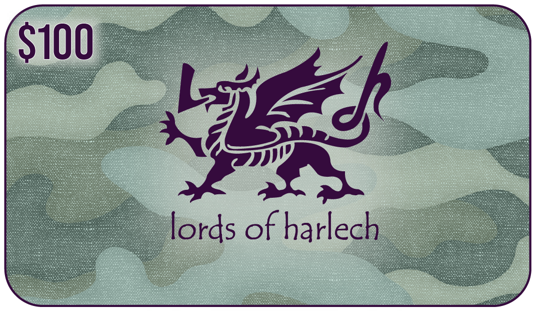 $100 Lords of Harlech Gift Card - Lords Of Harlech