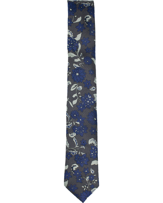 Lotus Charcoal Tie
