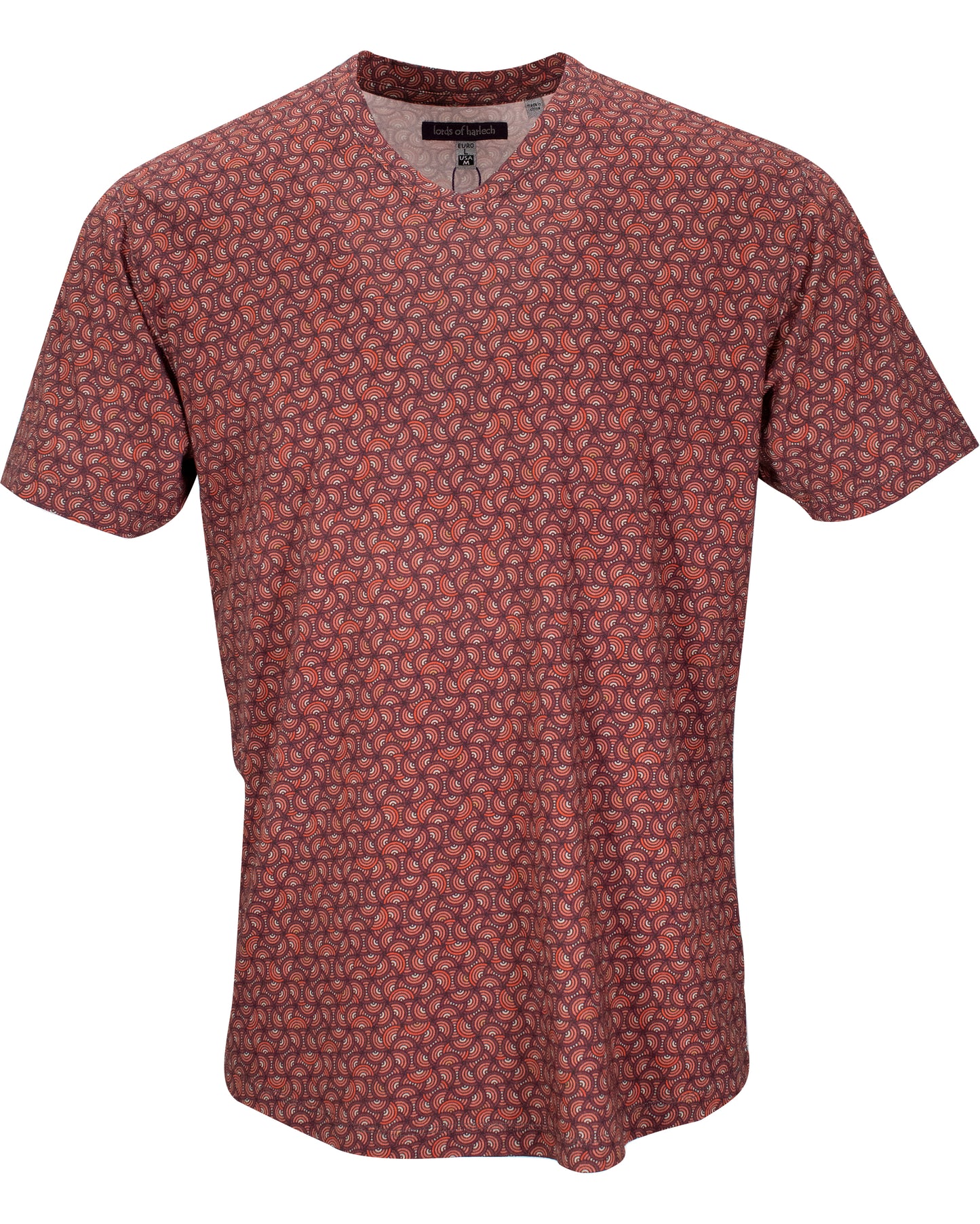 Maze Artdeco Wine V-Neck Tee