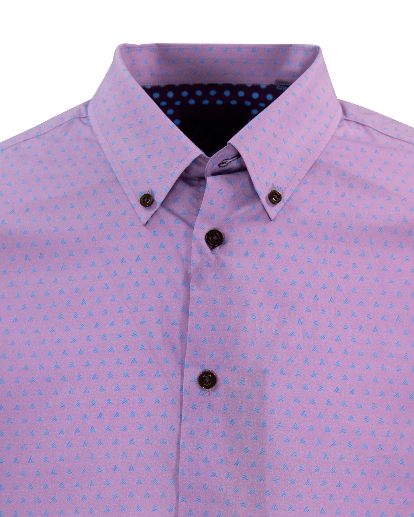 Mitchell Triangle Dots Lavender Shirt