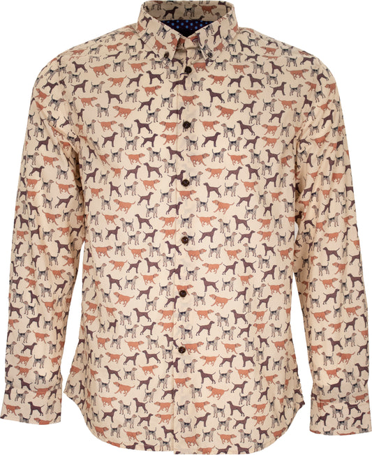 Mitchell Hunting Dogs Cream Shirt