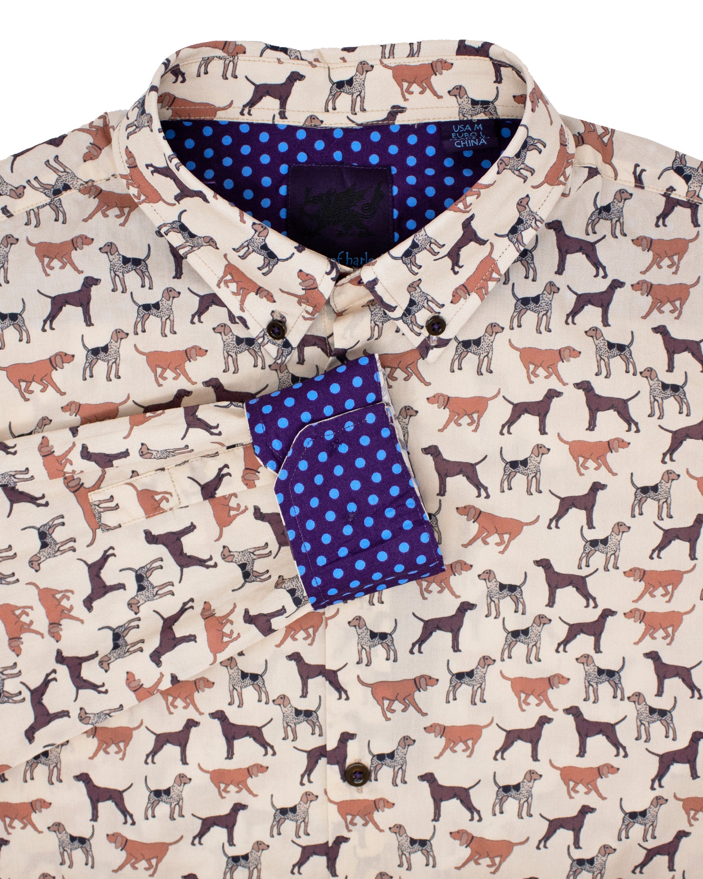 Mitchell Hunting Dogs Cream Shirt