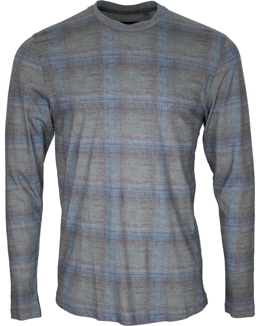 Monty Tartan Fog Crew Neck Tee