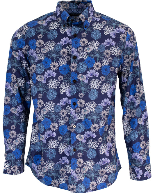 MORRIS JARDIN SHIRT IN SKIPPER