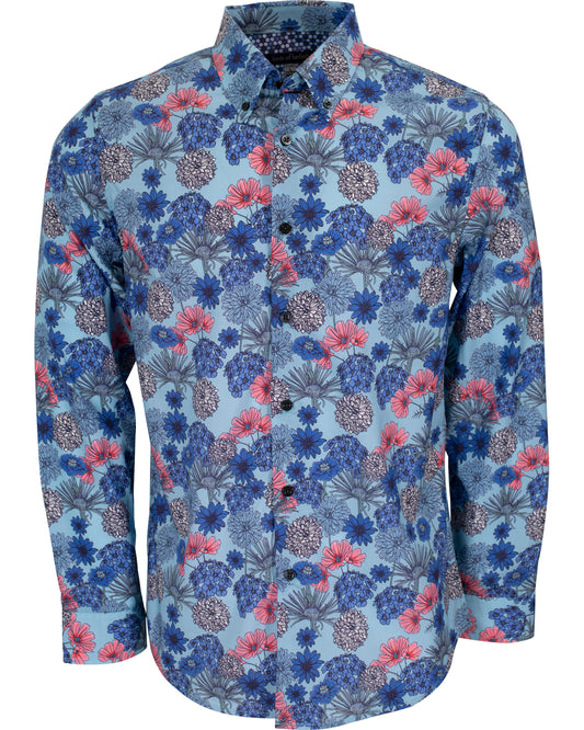 MORRIS JARDIN SHIRT IN SKY