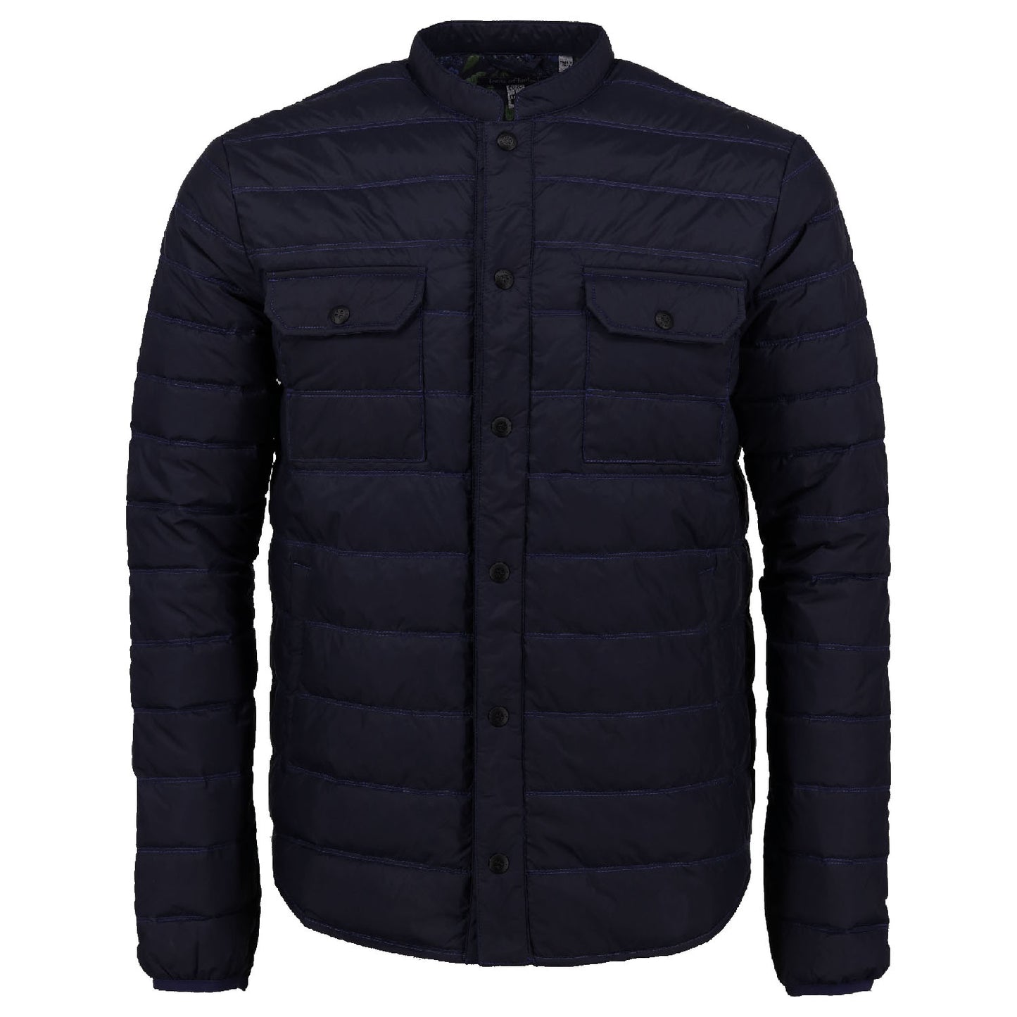 Mao Navy Packable Waxdown Jacket