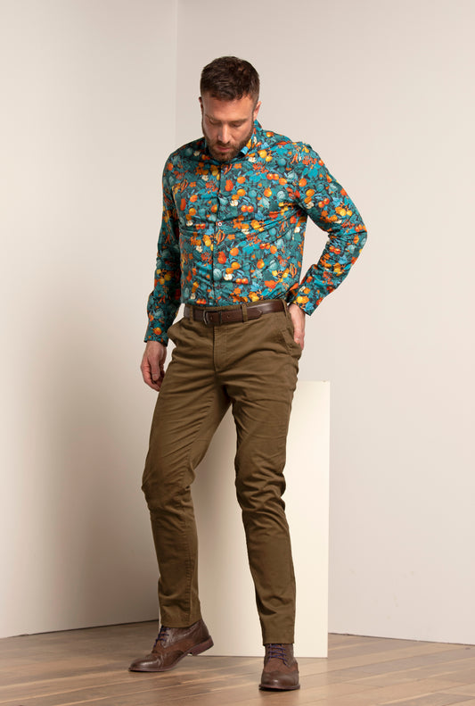 Mitchell Fruit and Veg Graphite Shirt