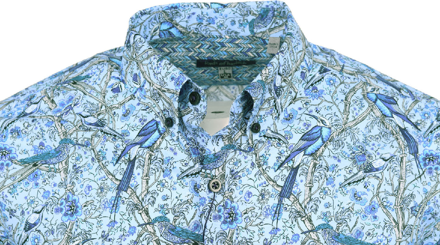 Morris Branches Blue Shirt