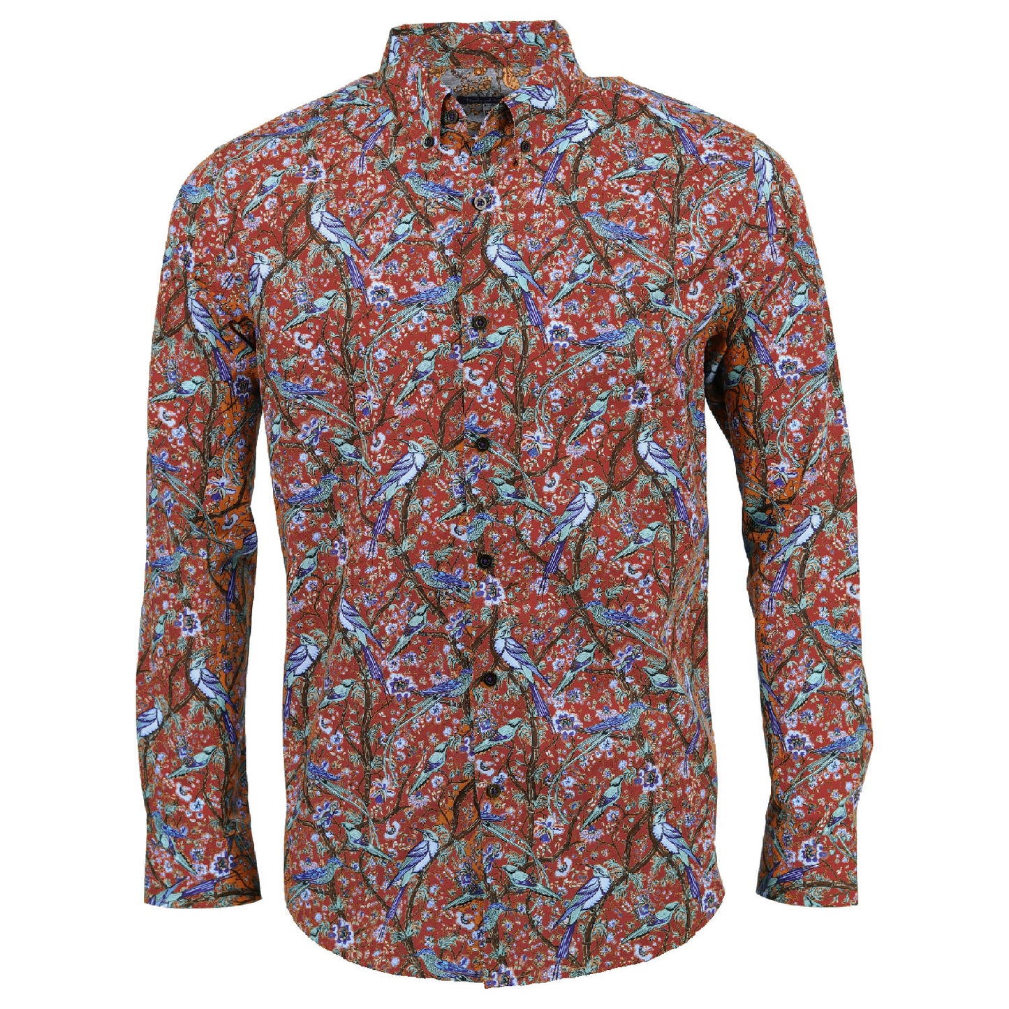 Morris Branches Lava Shirt