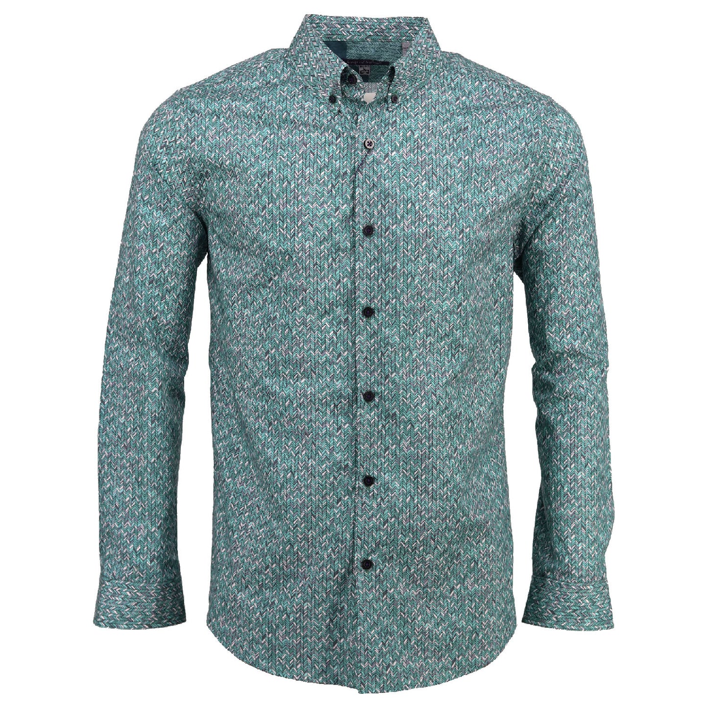 Morris Chevron Mint Shirt