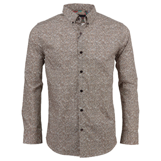 Morris Chevron Natural Shirt