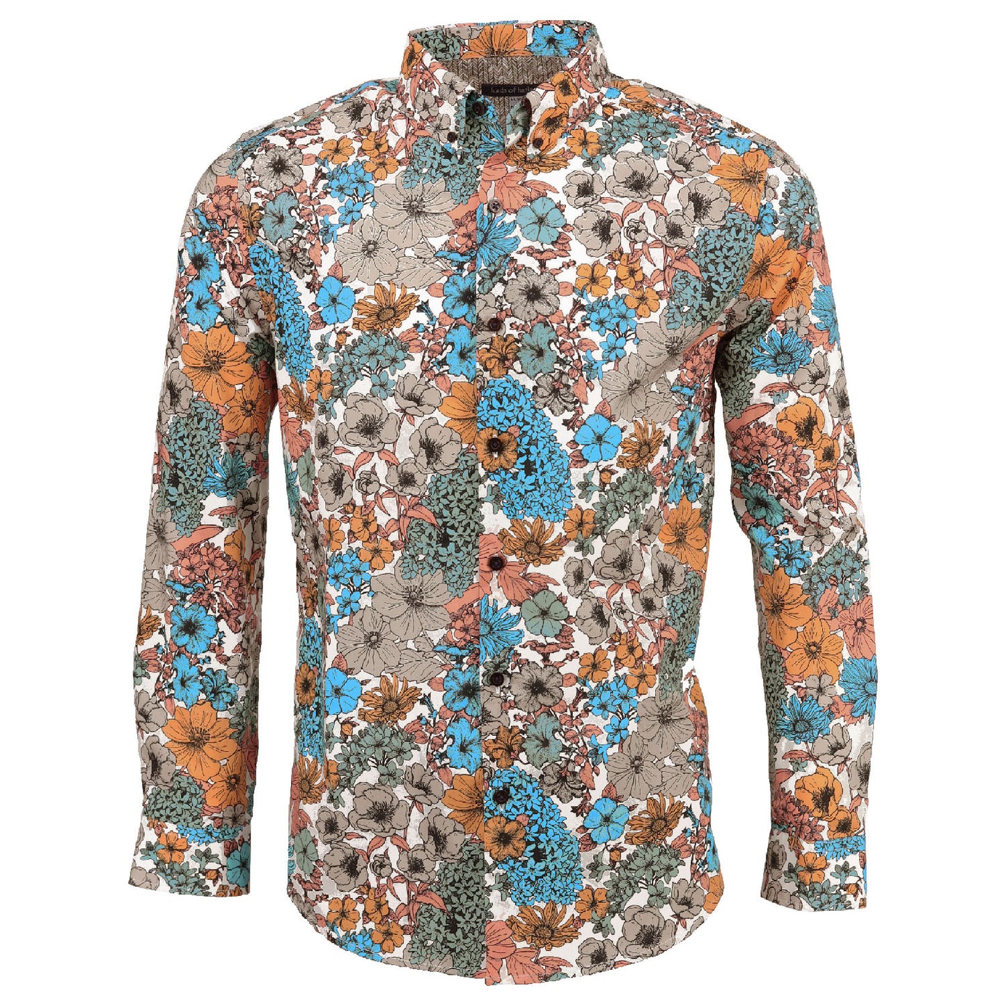 Morris Linear Floral Wow Shirt