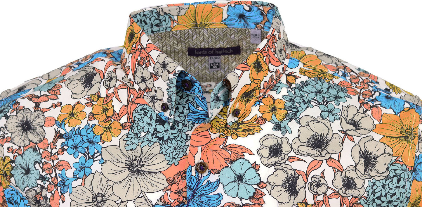 Morris Linear Floral Wow Shirt