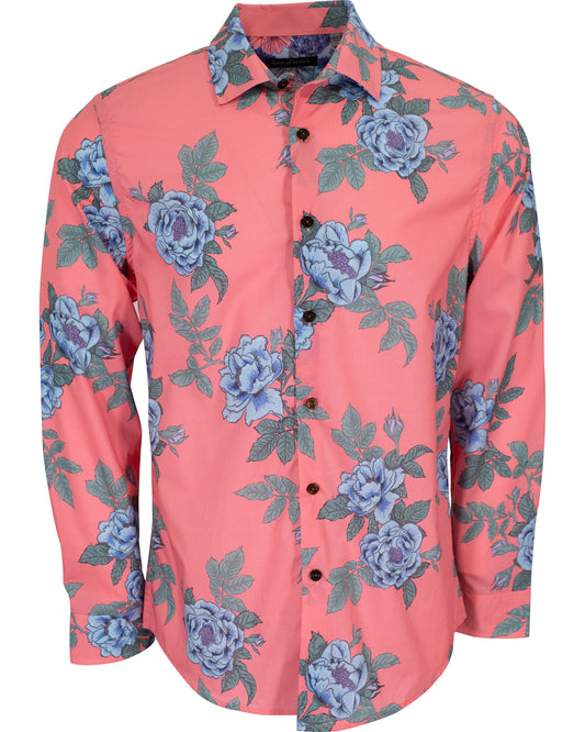 NIGEL FLOATING FORNA SHIRT IN GERANIUM