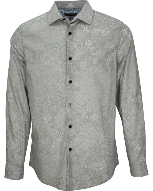 Nigel Punisher Paisley Sage Shirt