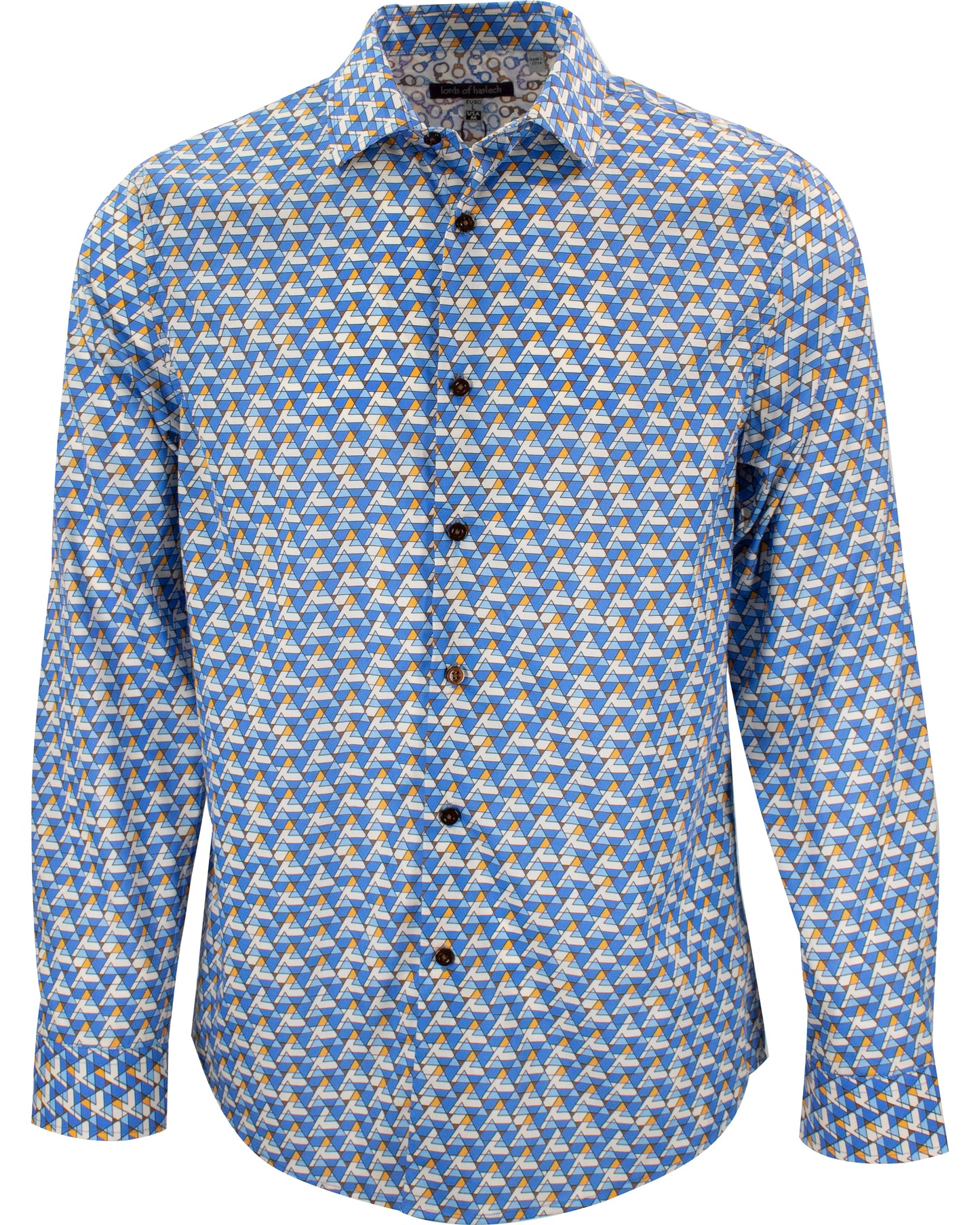 Nigel Triangles Blue Shirt