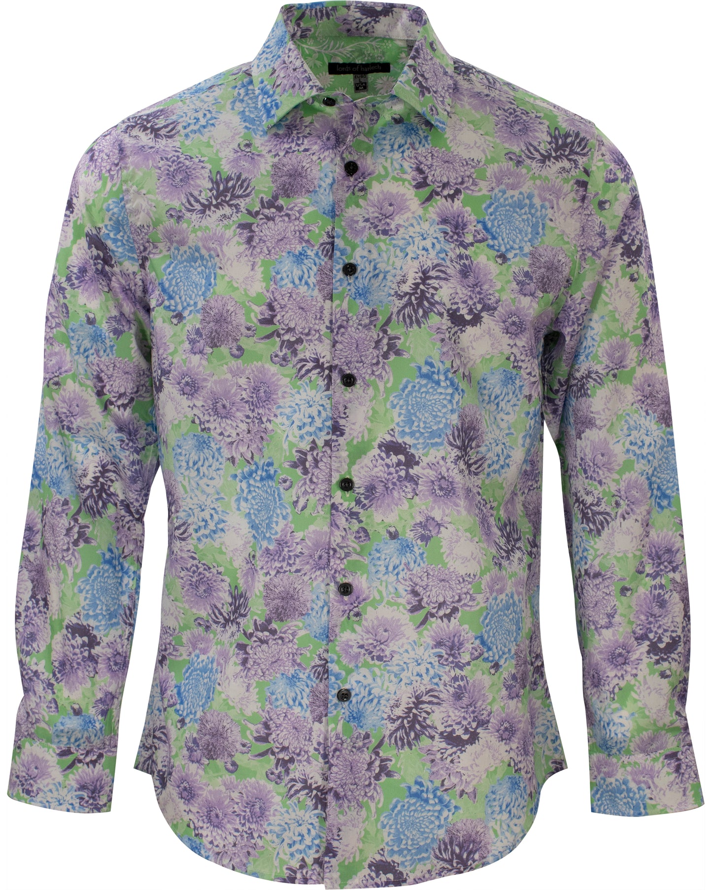 Nigel Patio Floral Green Shirt