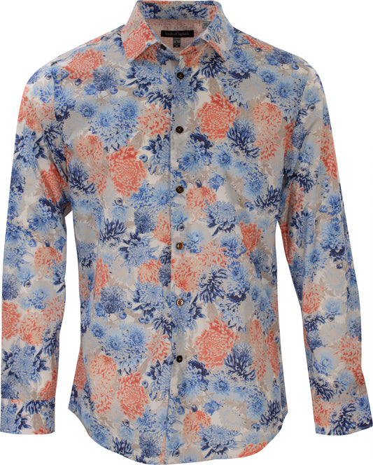 Nigel Patio Floral Sky Shirt