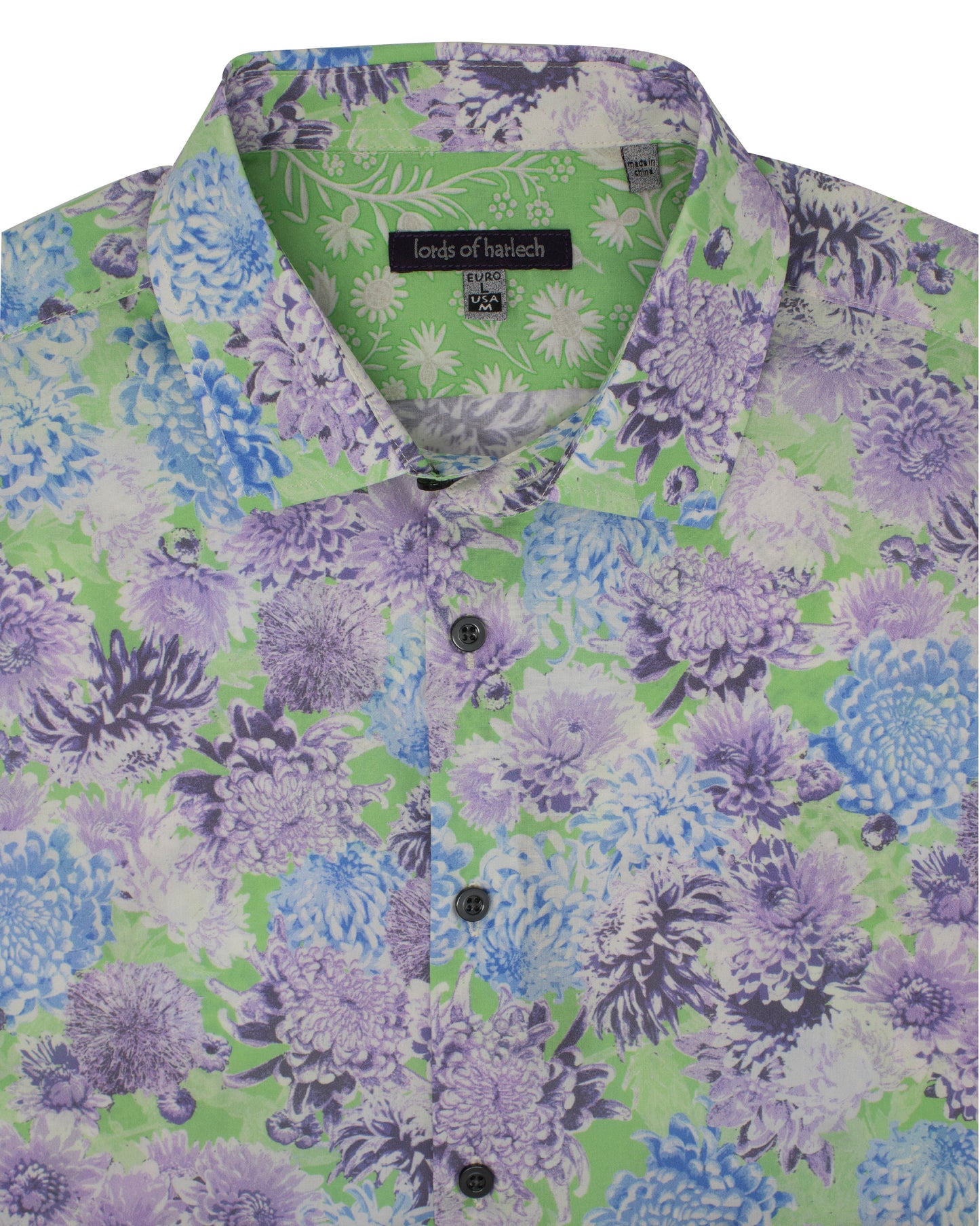 Nigel Patio Floral Green Shirt