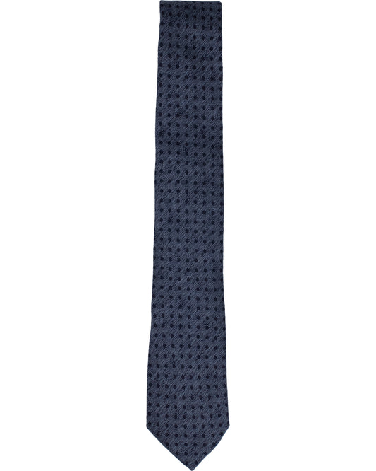 Polka Navy Tie