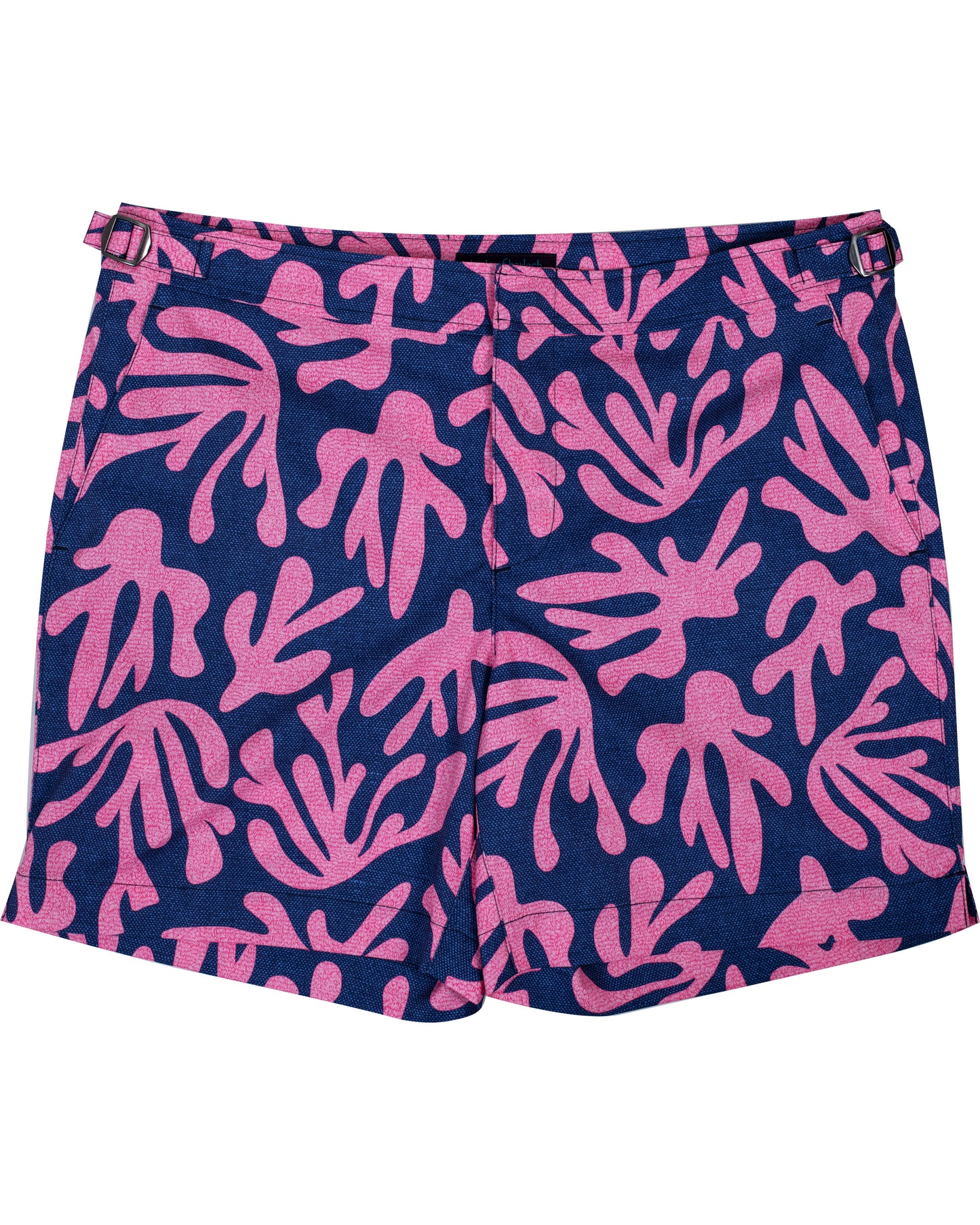 POOL LOOP CORAL CANVAS SWIM SHORT IN PINK