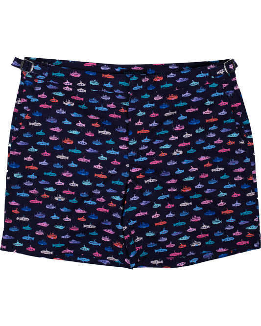 POOL SUBS SWIM SHORT IN NAVY