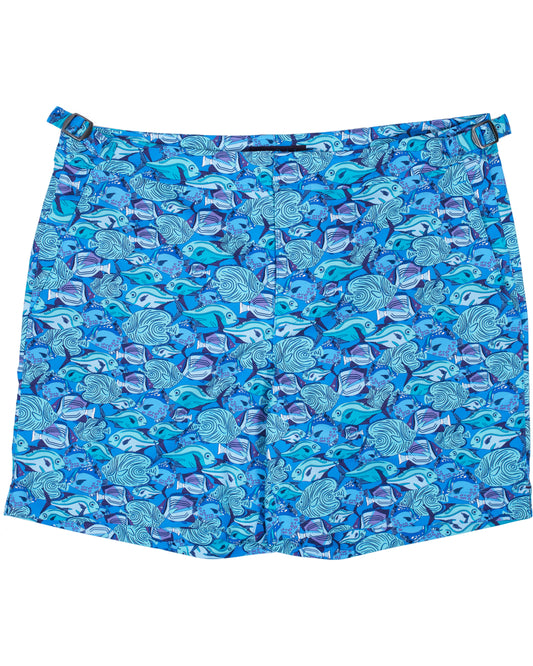 POOL FISH SKOOL SWIM SHORT IN LAGOON